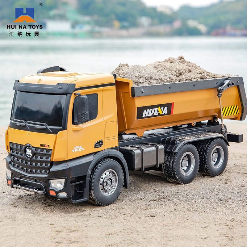 Huina 573, 10-канальный радиоу – обзор и цена Rc Hobby Dump Truck