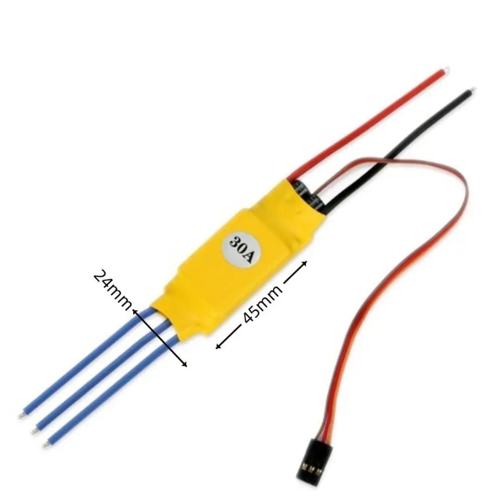 Бесколлекторный ESC HW30A 40A  – обзор и цена Rc Plane Hobby Zone