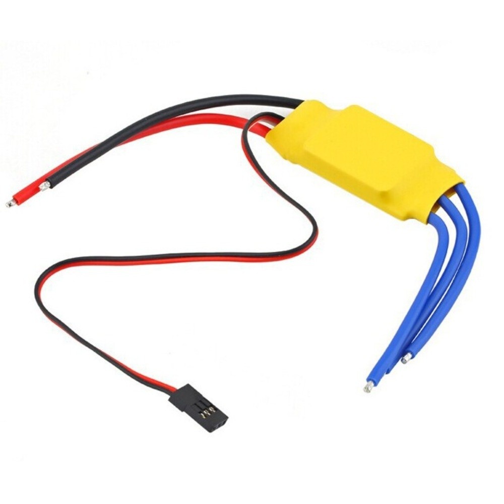 Бесколлекторный ESC HW30A 40A  – обзор и цена Rc Plane Hobby Zone