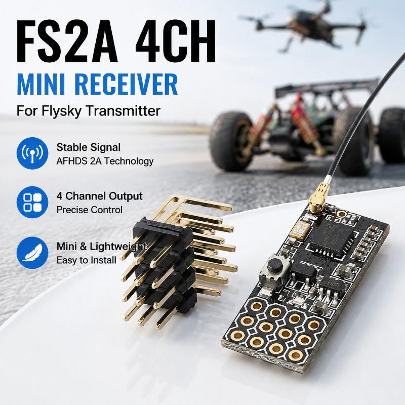 FS FS2A-4CH 4-канальный PWM-пр – обзор и цена Rc Hobby Wing
